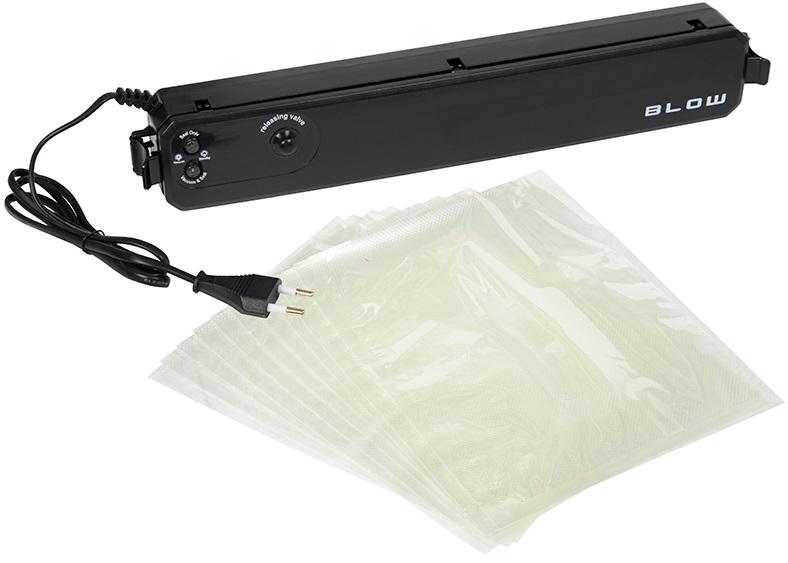 Máquina de Selar a Vácuo Portátil 70W c/ 10 Sacos de Vácuo VS - 02 - BLOW