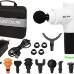 Pistola de Massagem Wave 4000 + Acessórios (Branco) - BLOW