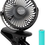 Ventoinha 3 Velocidades 2W USB/Bateria c/ Clipe (Ø10cm) - BLOW