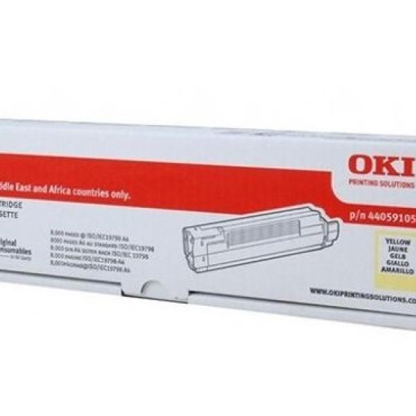 Toner C810, C830 Amarelo (8000 Páginas) - OKI