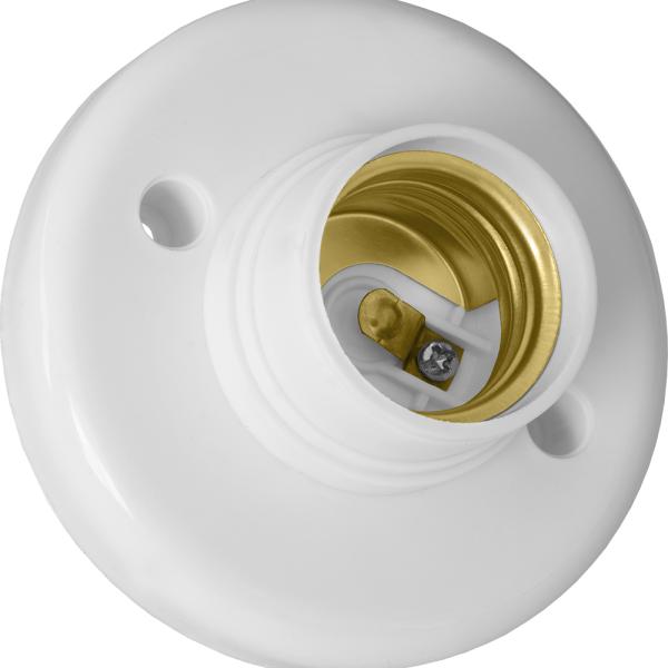Suporte de Lampada E27 c/ Base de Parafuso
