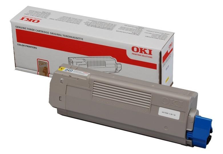Toner C610 Amarelo (6000 páginas) - OKI