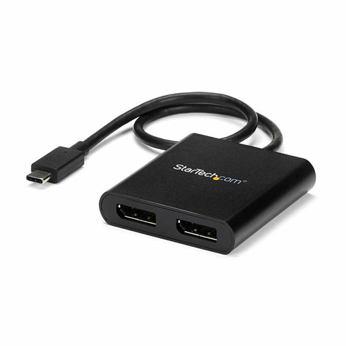 Adaptador USB C para DisplayPort Startech MSTCDP122DP Preto
