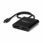 Adaptador USB C para DisplayPort Startech MSTCDP122DP Preto