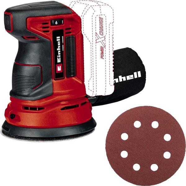 Lixadora Excêntrica a Bateria TE - RS 18 Li - Solo - EINHELL