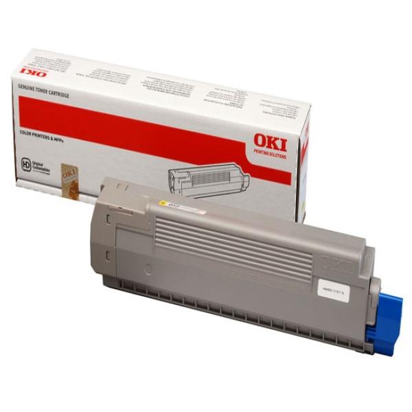 Toner a Laser C801/C821 Amarelo (7300 páginas) - OKI