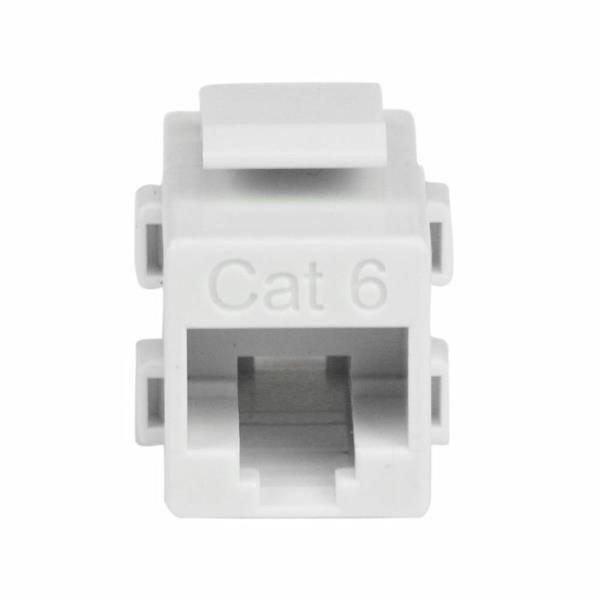 Adaptador RJ45 Startech C6KEYCOUPLWH RJ45 Branco