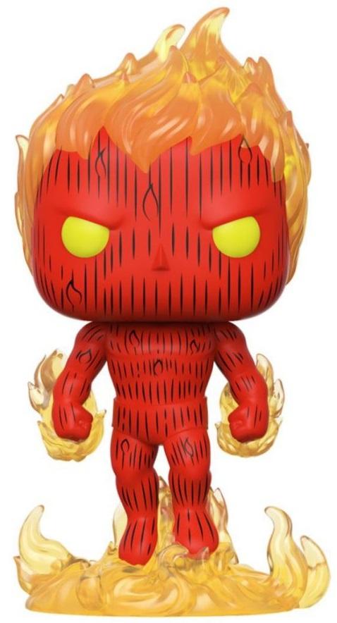 Figura Pop! Human Torch Marvel Fantastic Four - FUNKO