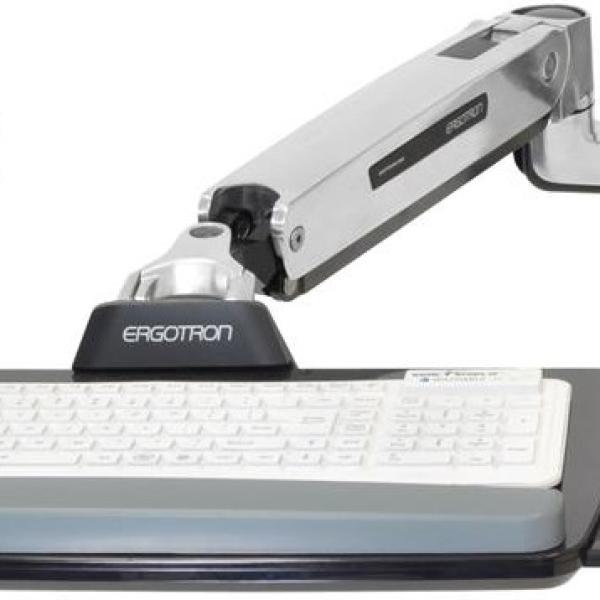 Braço p/ Teclado de Montagem em Parede LX Sit - Stand (Inox) - ERGOTRON