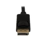Adaptador DisplayPort para adaptador DVI Startech DP2DVIMM3BS Preto 90 cm