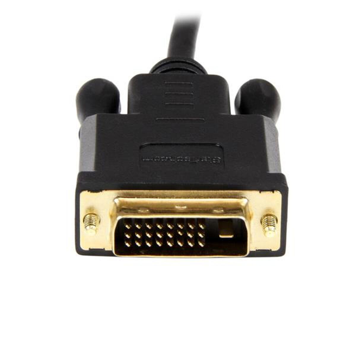 Adaptador DisplayPort para adaptador DVI Startech DP2DVIMM3BS Preto 90 cm