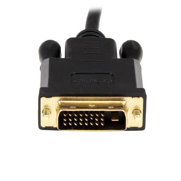 Adaptador DisplayPort para adaptador DVI Startech DP2DVIMM3BS Preto 90 cm