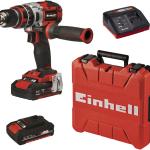 Aparafusadora/Berbequim Impacto 18V + 2 Baterias 2.0Ah (Preto/Vermelho) - EINHELL