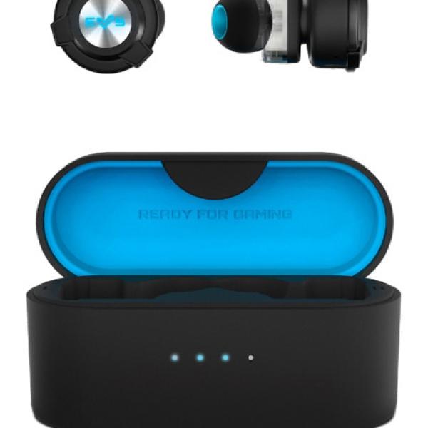 Auriculares Bluetooth True Wireless ESG 6 (Preto/Azul) - ENERGY SISTEM
