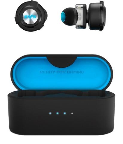 Auriculares Bluetooth True Wireless ESG 6 (Preto/Azul) - ENERGY SISTEM