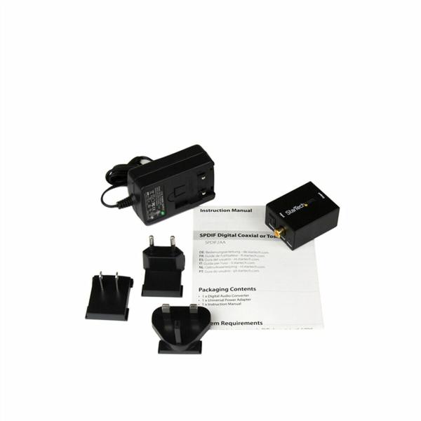 Conversor/Adaptador Startech UNIRAILS2U Audio Preto