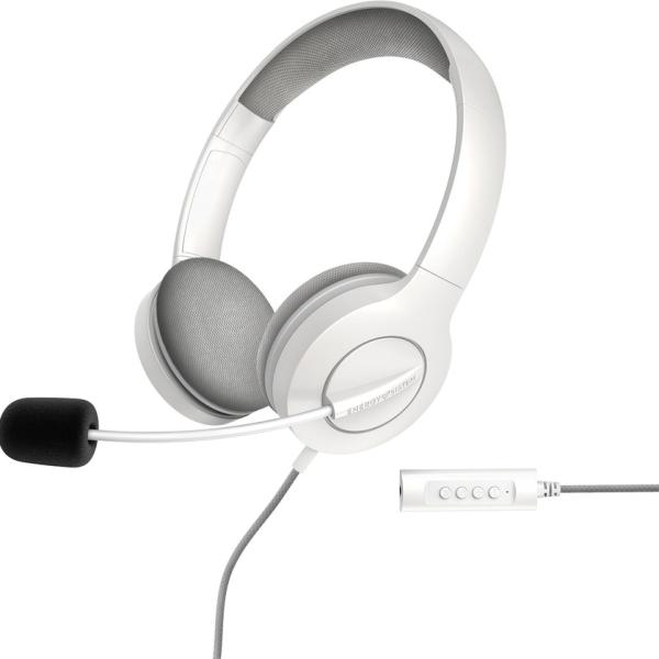 Auscultadores Office 3 c/ Microfone (Branco) - ENERGY SISTEM