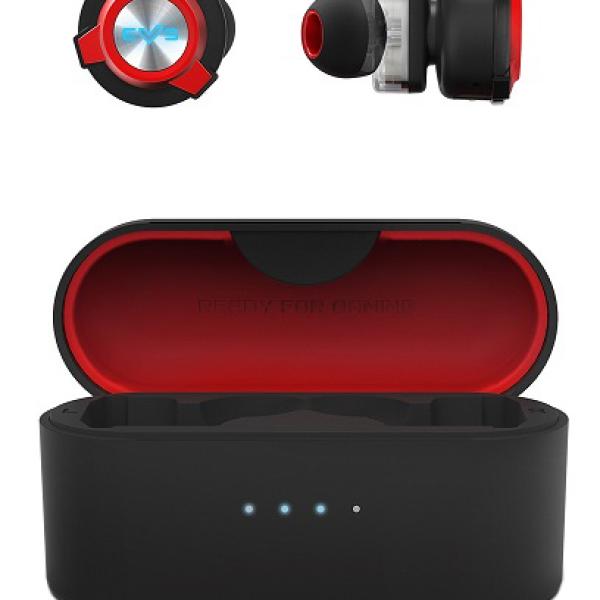 Auriculares Bluetooth True Wireless FE 650 (Preto/Vermelho) - ENERGY SISTEM