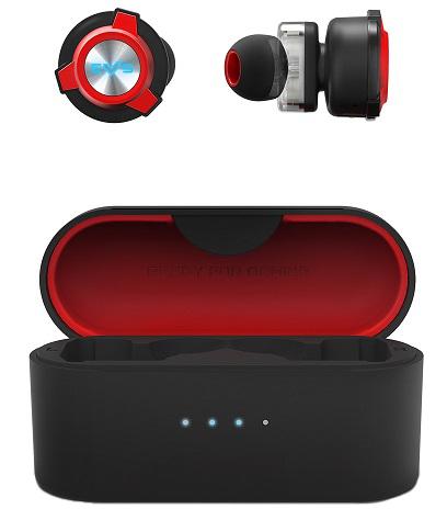 Auriculares Bluetooth True Wireless FE 650 (Preto/Vermelho) - ENERGY SISTEM