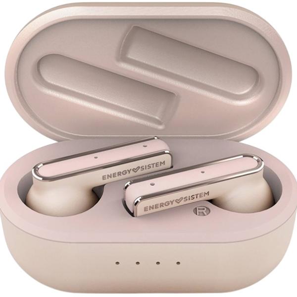 Auriculares Bluetooth True Wireless Style 4 (Rosa Dourado) - ENERGY SISTEM