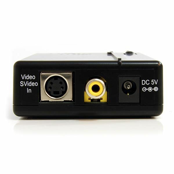 Adaptador Startech VID2VGATV2 1600 x 1200 px Preto