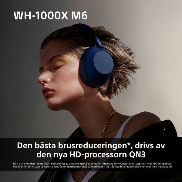 Auriculares Bluetooth Sony WH1000XM6S.CE7 Preto Cinzento