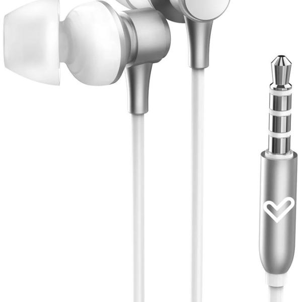 Auriculares Metallized c/ Fios (Prateado) - ENERGY SISTEM