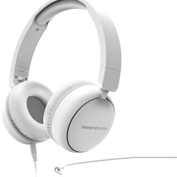 Auscultadores FunVibe c/ Fios e Microfone (Branco) - ENERGY SISTEM