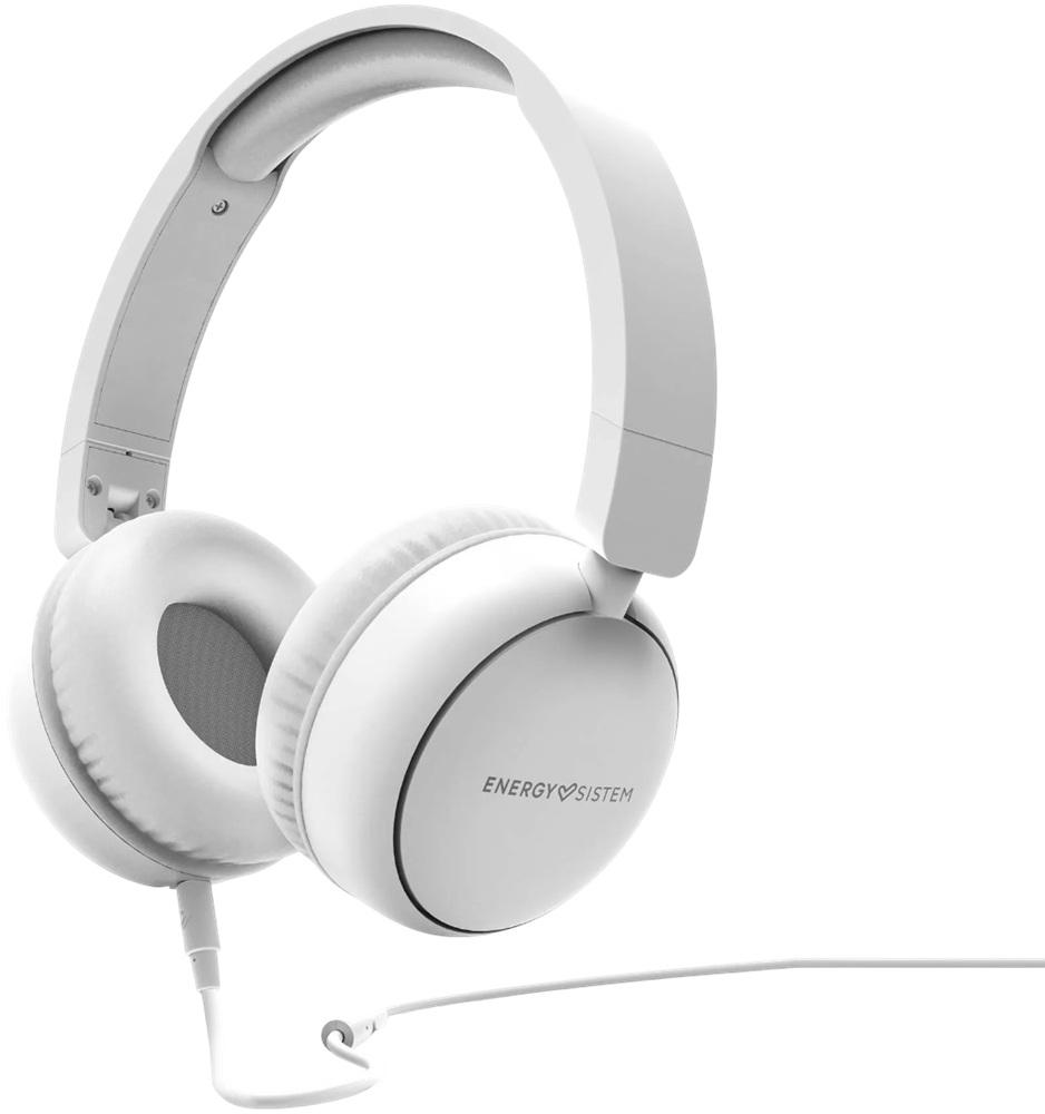 Auscultadores FunVibe c/ Fios e Microfone (Branco) - ENERGY SISTEM