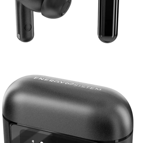 Auriculares Bluetooth True Wireless Display (Preto) - ENERGY SISTEM