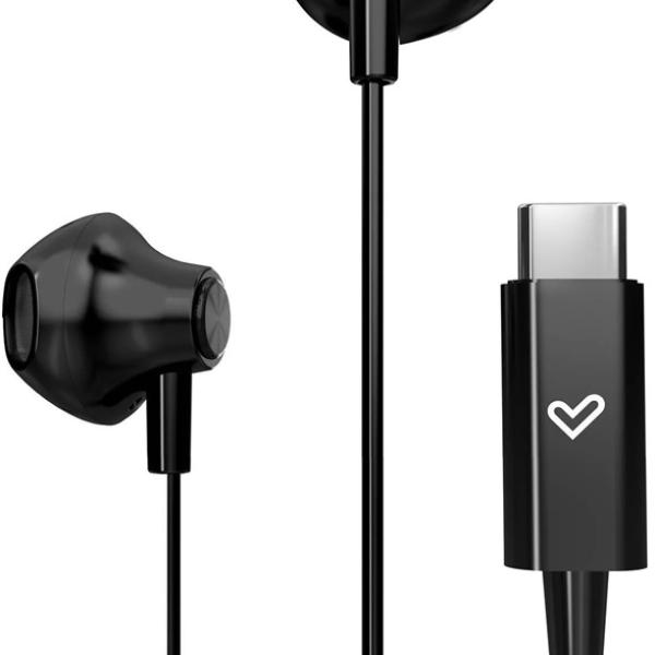 Auriculares EasyPods c/ Fios (Preto) - ENERGY SISTEM