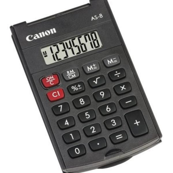 Calculadora de Bolso 8 Dígitos (Cinzento) - CANON
