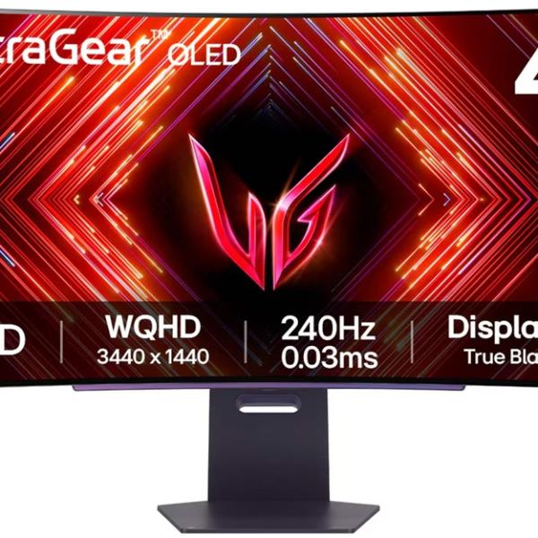Monitor Curvo UltraGear OLED 45 Wide Quad HD (Preto) - LG