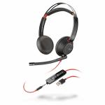 Auriculares com microfone Poly 207576-201 Preto Vermelho