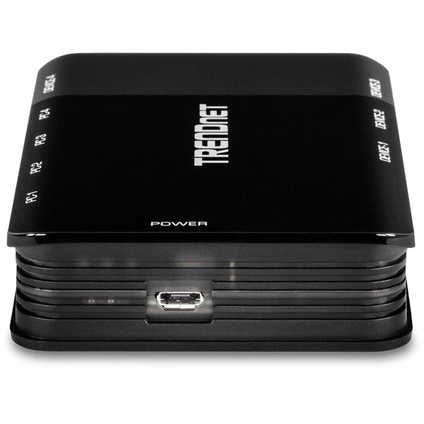 Switch Trendnet TK-U404 USB Preto