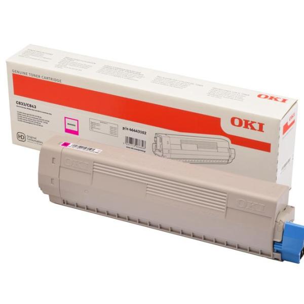 Toner a Laser C833n/C833dn Magenta (10000 páginas) - OKI