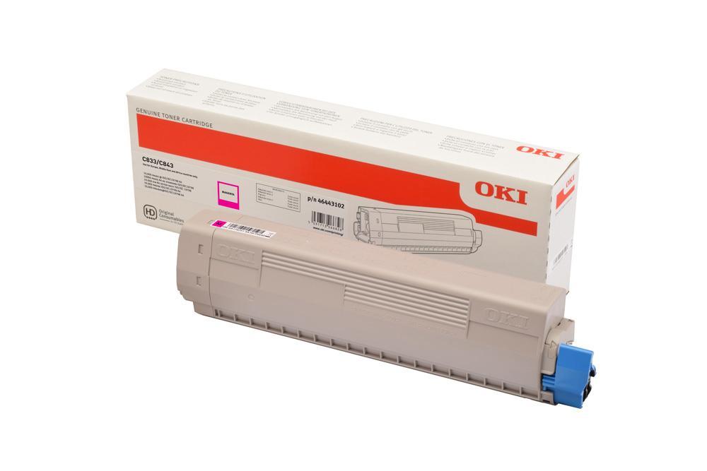 Toner a Laser C833n/C833dn Magenta (10000 páginas) - OKI