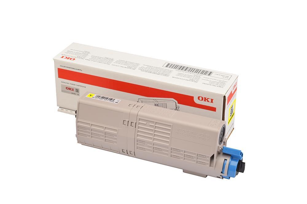 Toner OKI C532/MC573 Amarelo 6000 Pág - 46490605