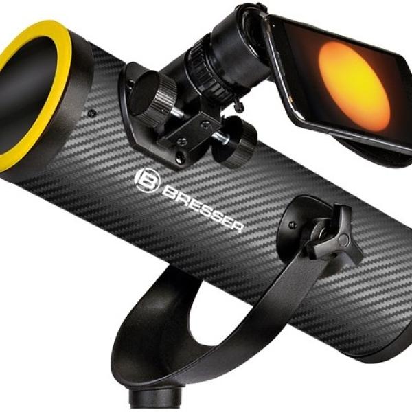 Telescópio Solarix Refletor 18x (Preto/Prateado) - BRESSER