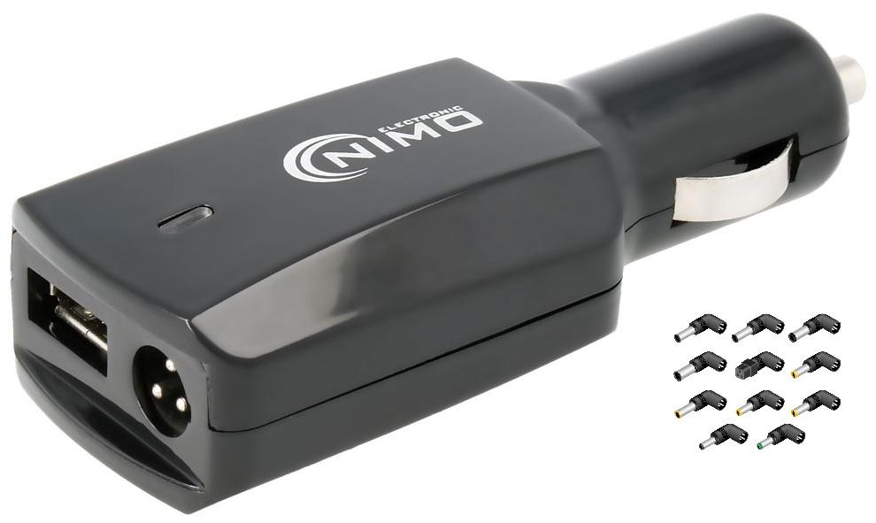 Alimentador de Isqueiro Automático 90W 5A USB p/ Portáteis 15~20VDC - NIMO