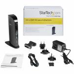 Hub USB Startech USB3SDOCKHD Preto 20 W