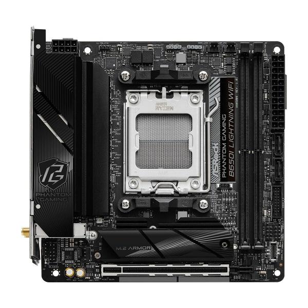 Placa Mãe ASRock B650I LIGHTNING WIFI Intel Wi-Fi 6 AMD B650 AMD AM5