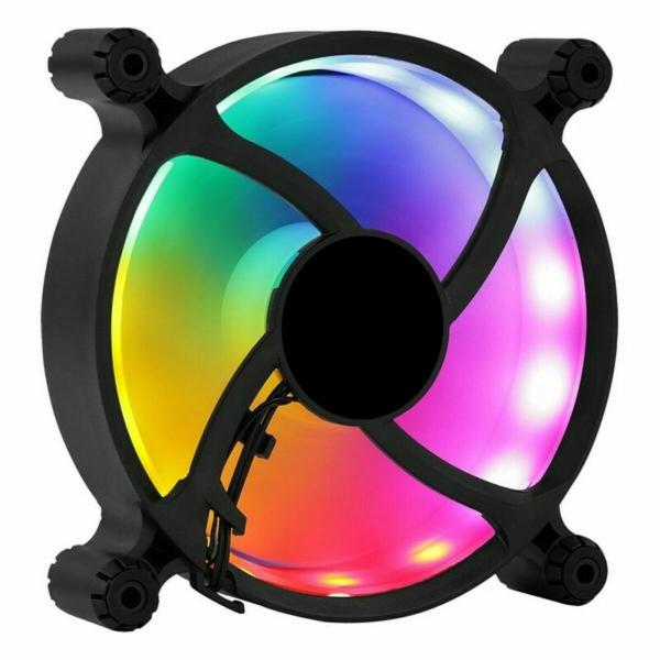 Ventilador de Caixa Aerocool Spectro 12 FRGB 1000rpm (Ø 12 cm) RGB Ø 12 cm (1 Unidade)