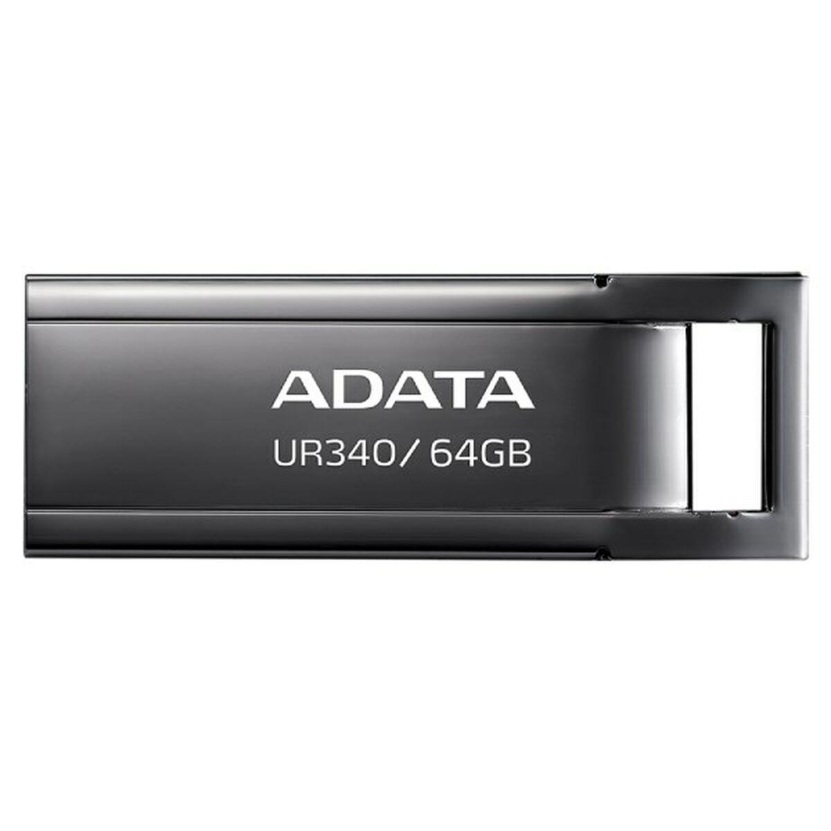 Memória USB Adata AROY-UR340-64GBK 64 GB Preto