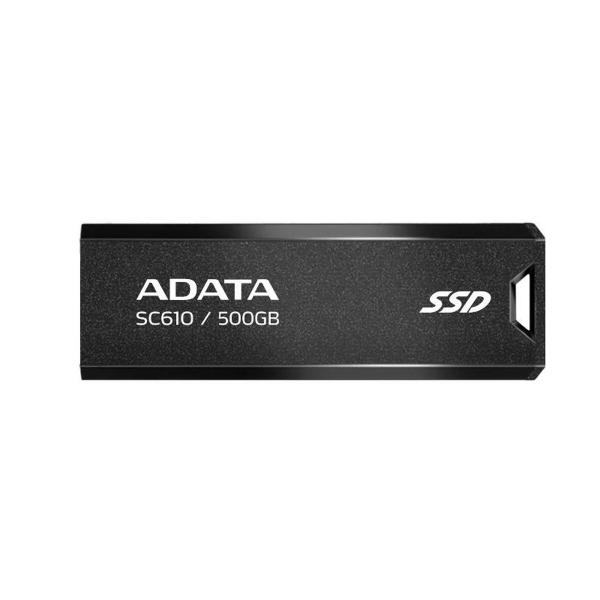 Disco Duro Externo Adata SC610-500G-CBK SSD 500 GB Preto