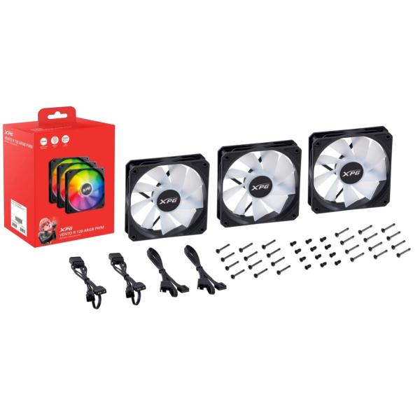 Ventilador de Caixa XPG VENTO R 120 ARGB PWM Ø 12 cm (1 Unidade)