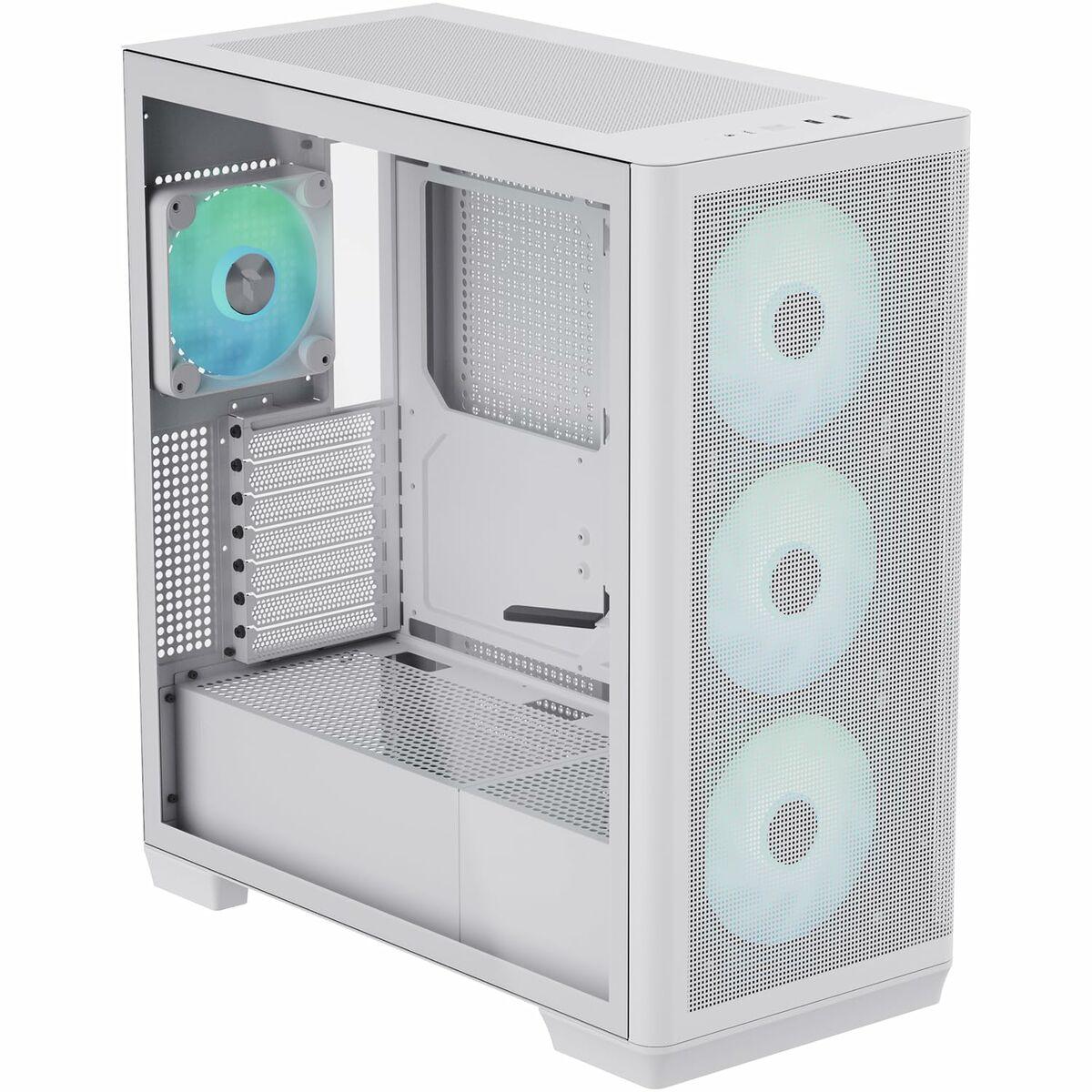 Caixa Semitorre ATX Aerocool APNX-C1-WT-V1-ARGB Branco