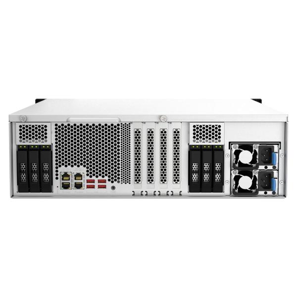 Armazenamento em rede Qnap TS-h2287XU-RP Intel Xeon E-2336 Preto/Branco