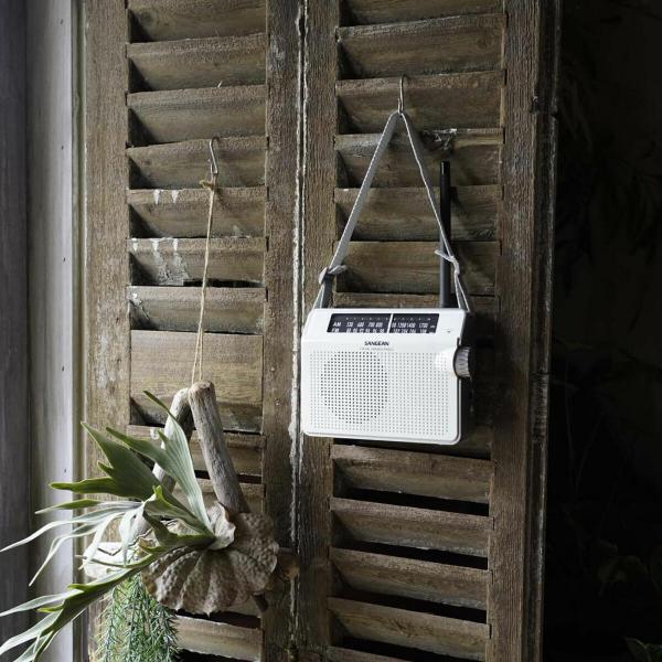 Rádio AM/FM Sangean Branco