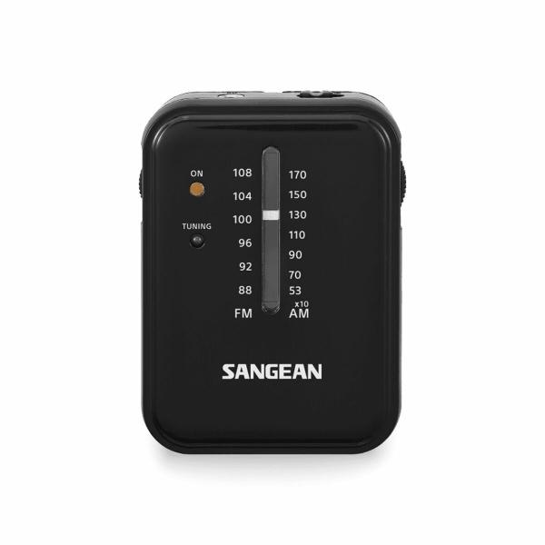 Rádio Portátil Sangean Preto AM/FM